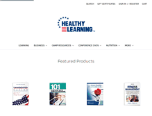 Tablet Screenshot of healthylearning.com